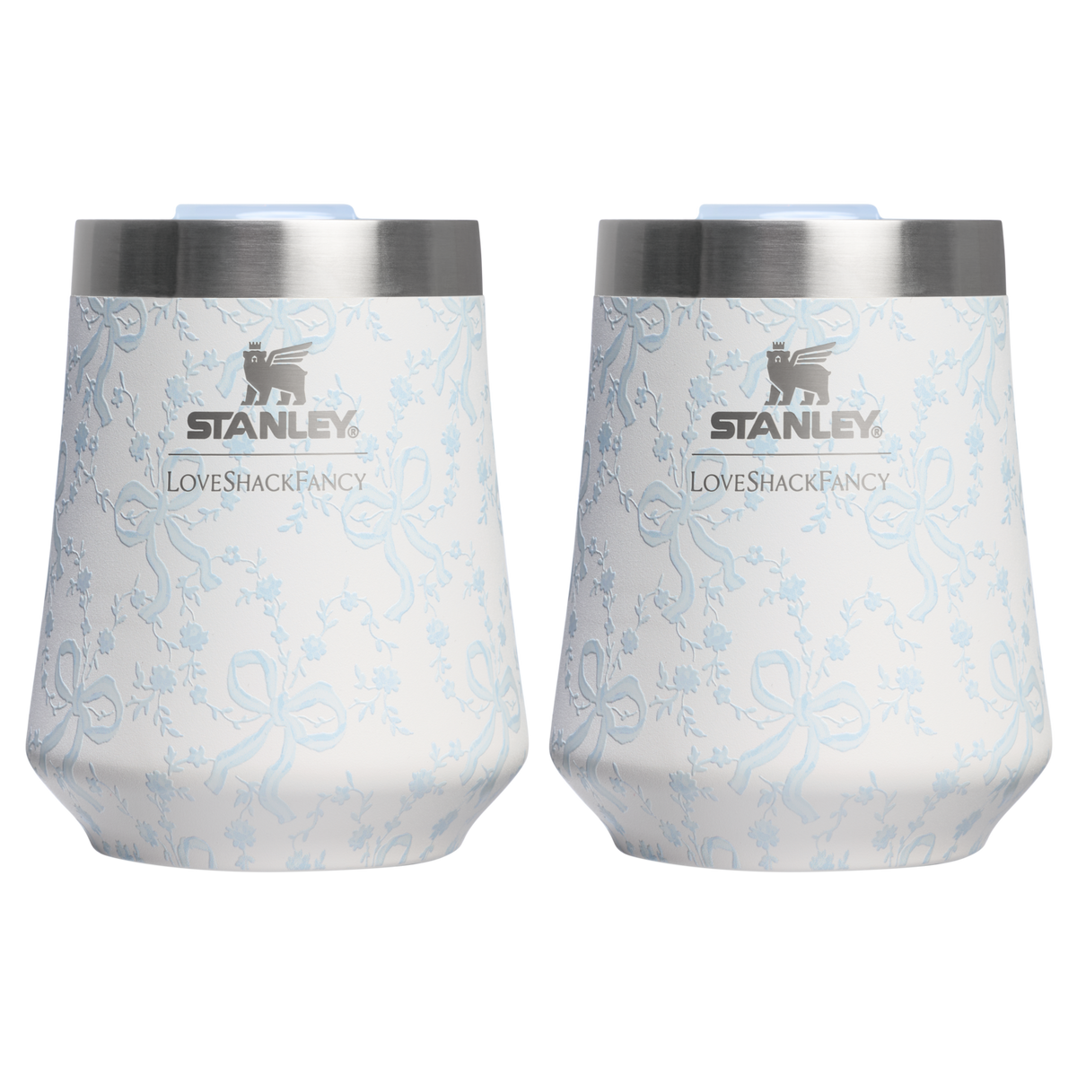 Stanley 1913 x LoveShackFancy Holiday The Reserve Wine Tumbler Set | 11 OZ (2-pack)